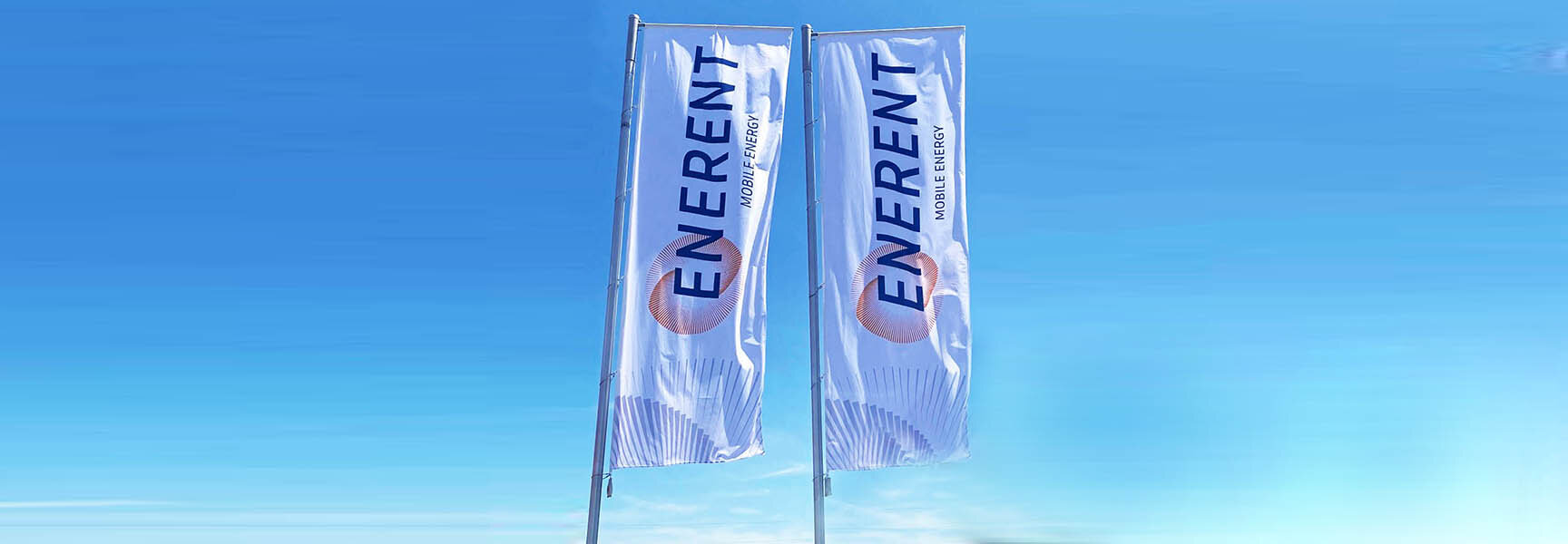 ENERENT Fahnen Banner breit